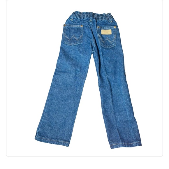 Wrangler Western Classic Dark Blue Denim Jean Girls 3T Regular - Picture 2 of 6